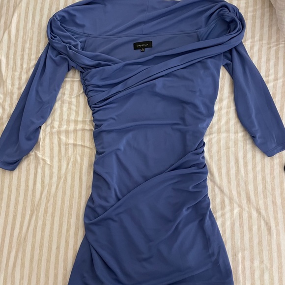 Blue Majorelle dress! Beautiful color and ruched! - Picture 2 of 4